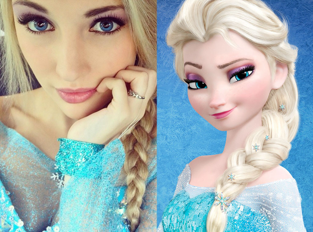 Omg Esta Chica Es Identica A Elsa De Frozen Fotos E Online Latino Mx